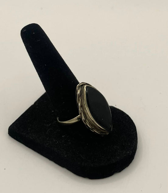 Antique Afghan Onyx Silver Ring
