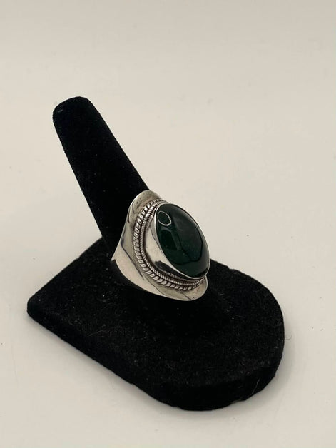 Jade Silver Ring