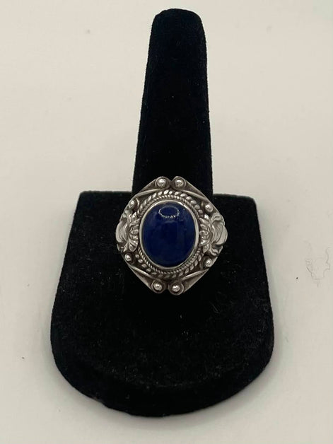 Lapis Lazuli Silver Ring