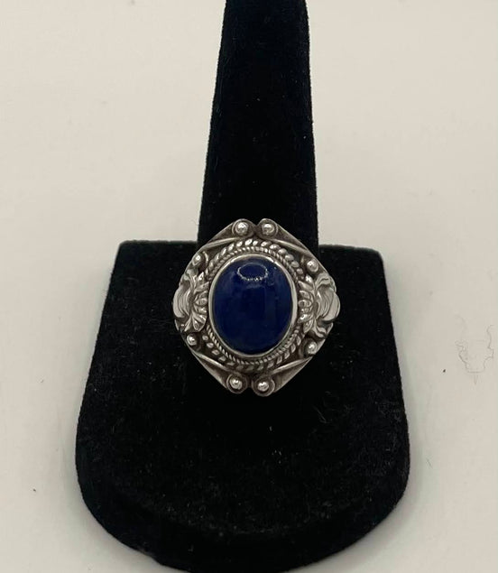 Lapis Lazuli Silver Ring