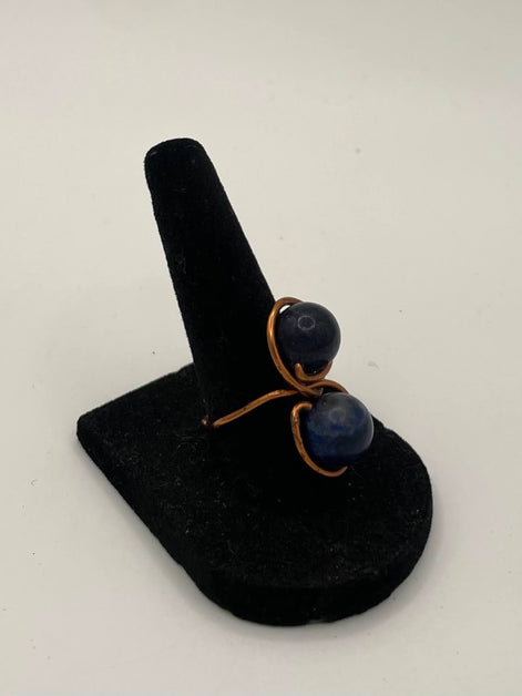 Agate Metal Wire Ring