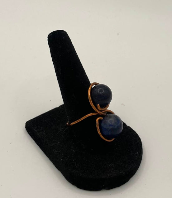 Agate Metal Wire Ring