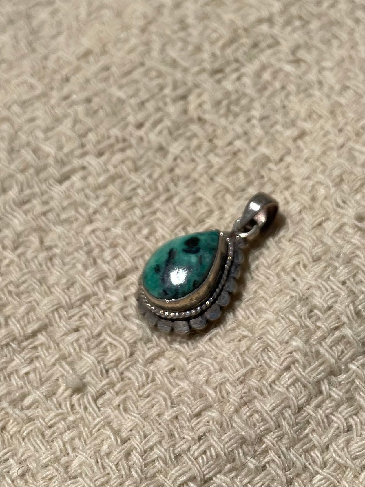 Turquoise Silver Pendent