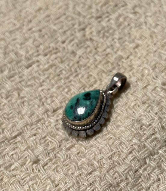 Turquoise Silver Pendent