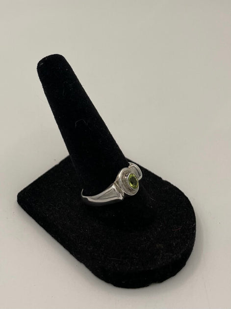 Peridot Silver Ring