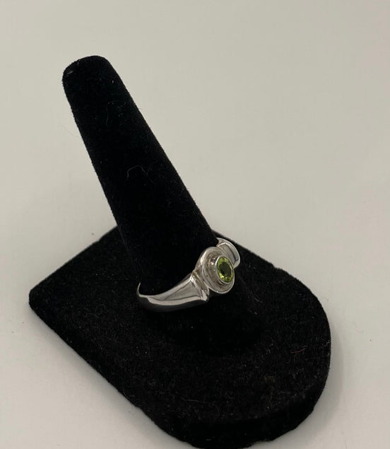 Peridot Silver Ring