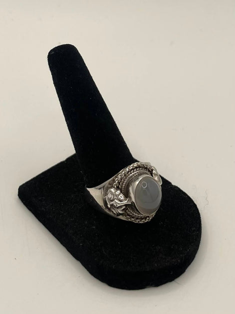 Moonstone Silver Ring