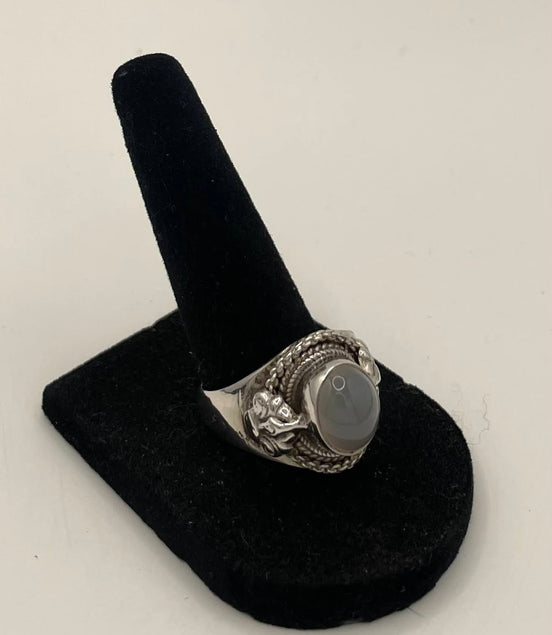 Moonstone Silver Ring