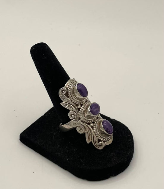 Cheroite Silver Ring