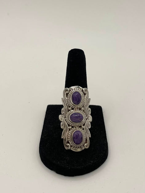 Cheroite Silver Ring