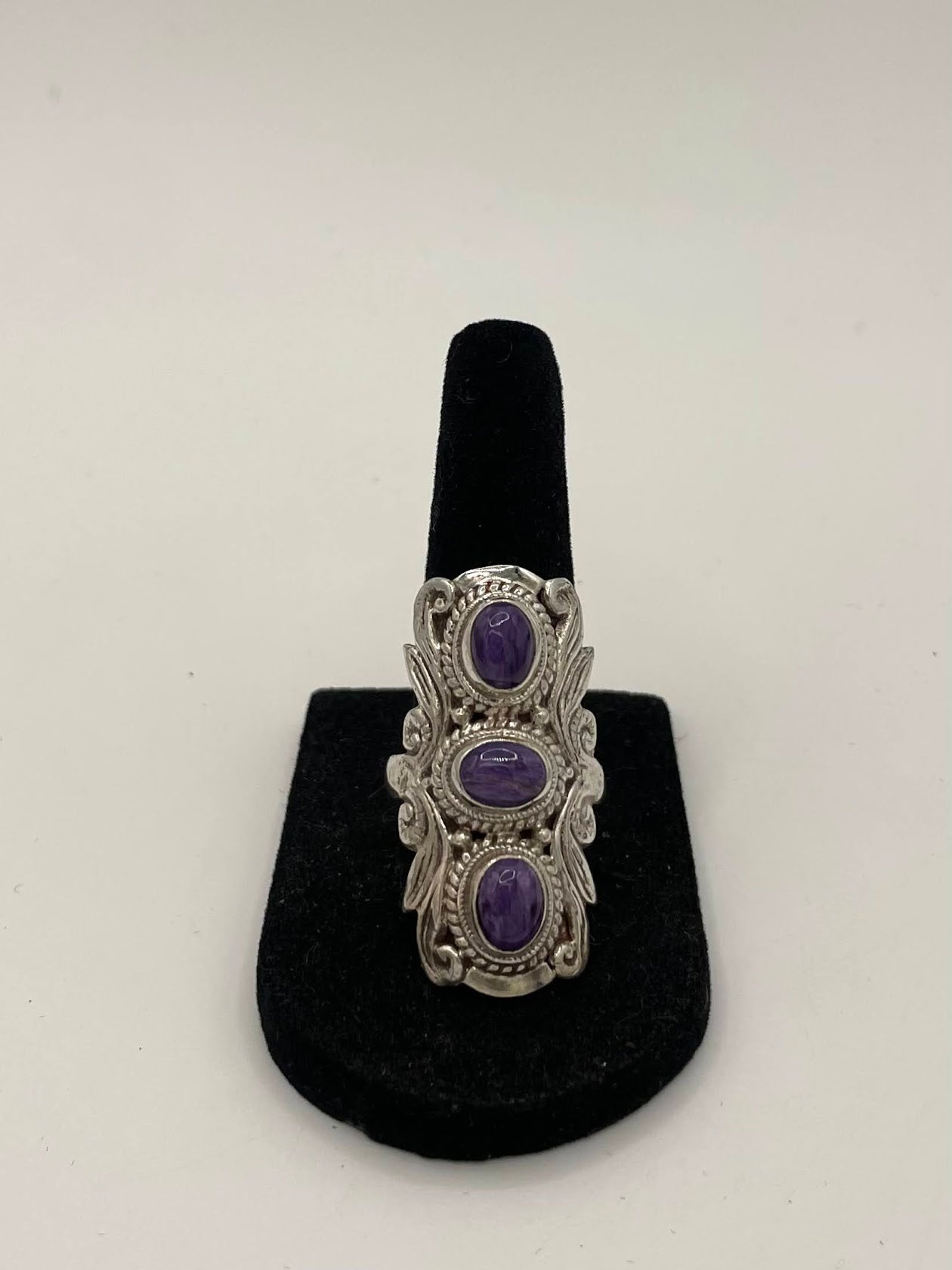 Cheroite Silver Ring