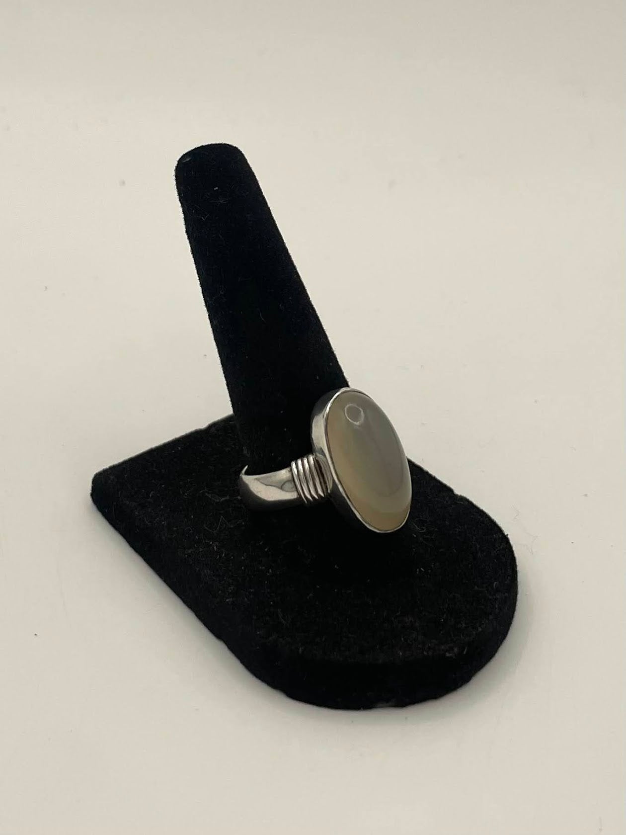 Moonstone Silver Ring