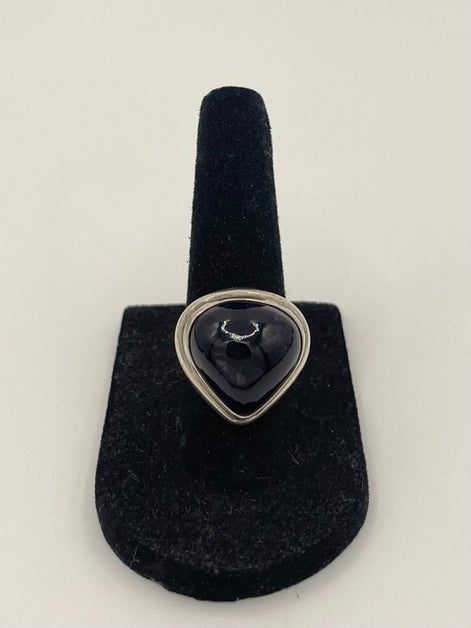 Amethyst Silver Ring