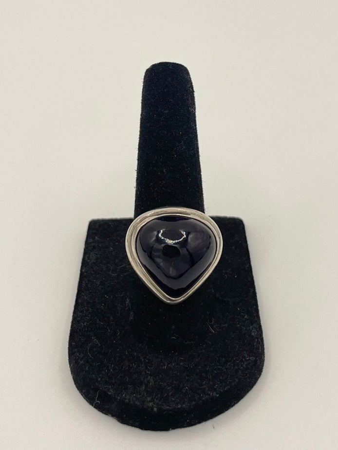 Amethyst Silver Ring