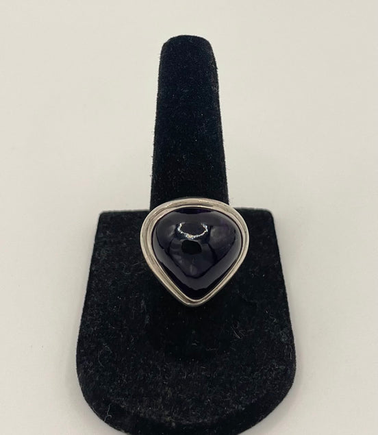 Amethyst Silver Ring