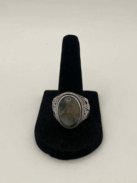Jasper Silver Ring