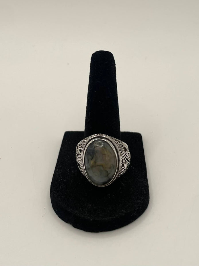 Jasper Silver Ring