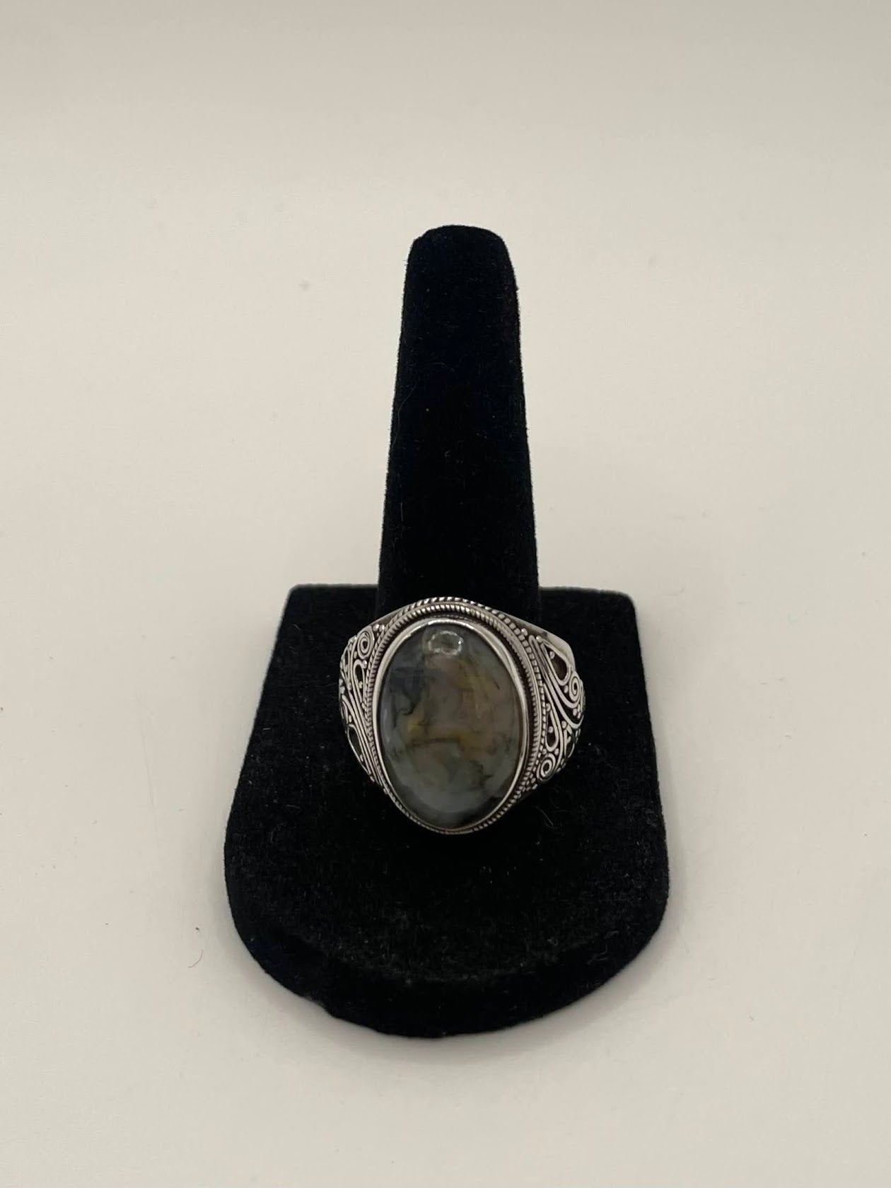 Jasper Silver Ring