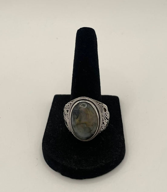 Jasper Silver Ring