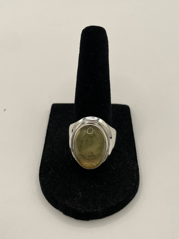 Fluorite Silver Ring