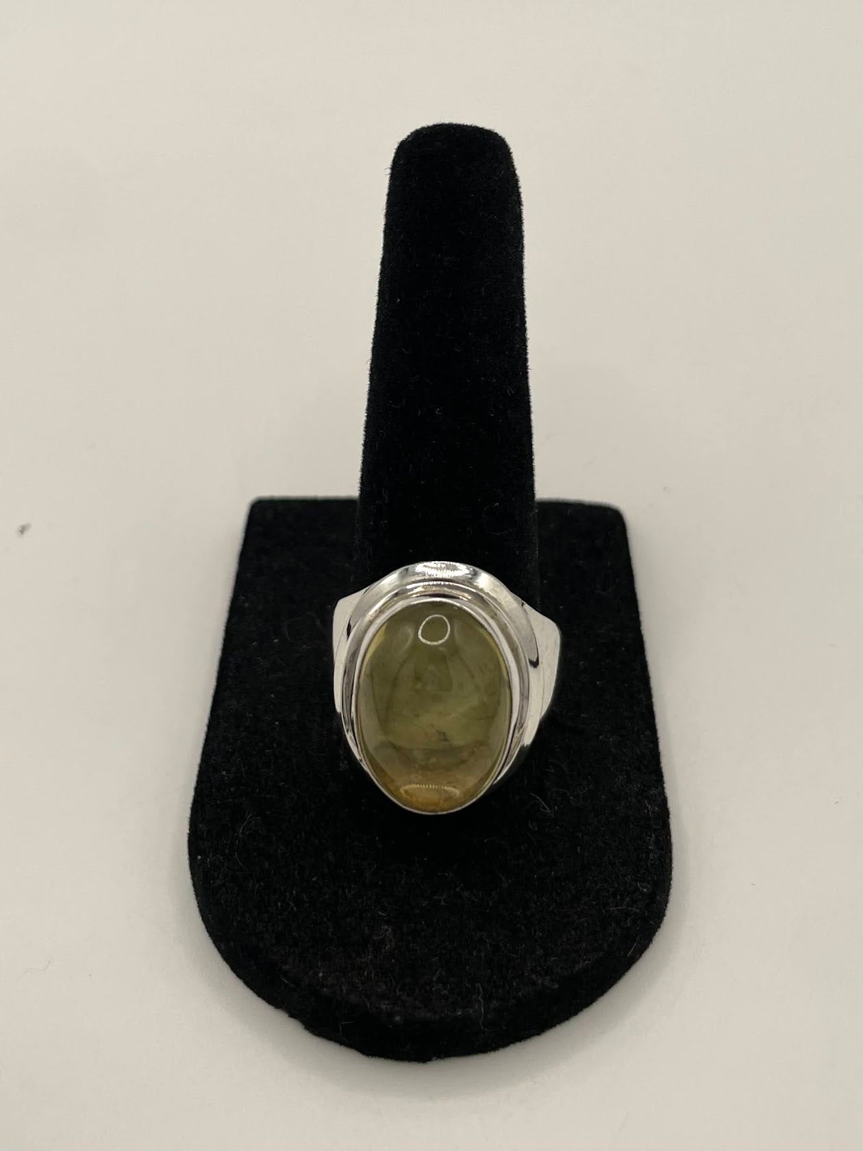 Fluorite Silver Ring