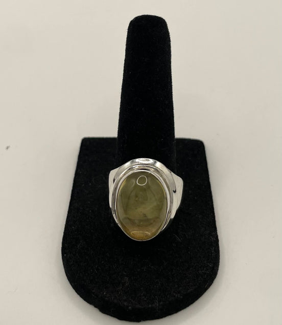 Fluorite Silver Ring