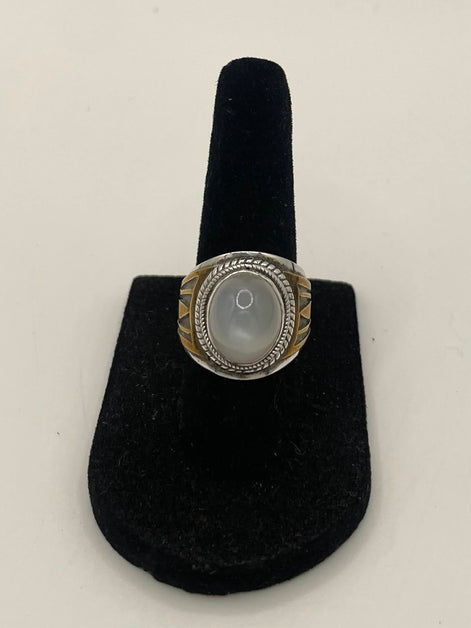Moonstone Silver Ring