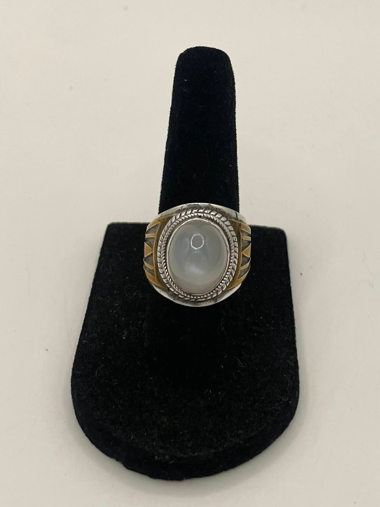 Moonstone Silver Ring