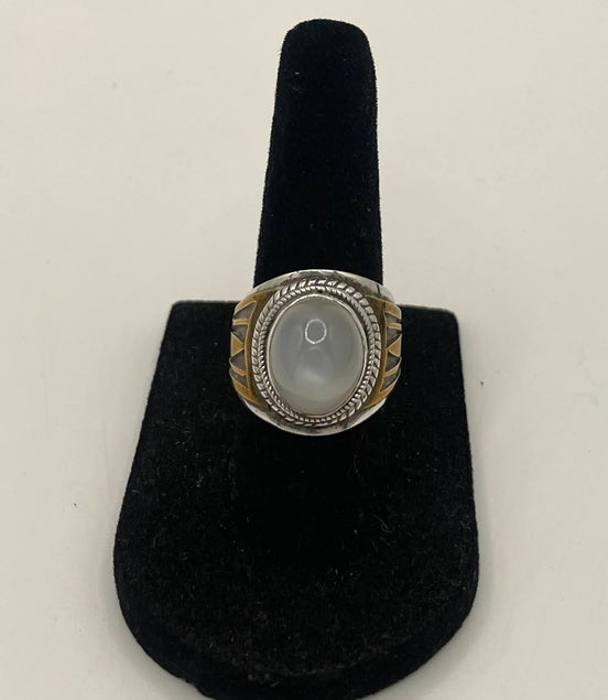 Moonstone Silver Ring