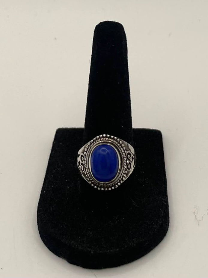 Lapis Lazuli Silver Ring