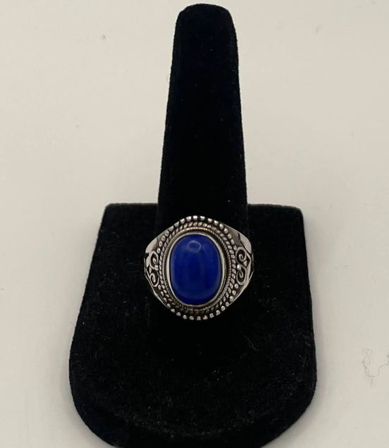 Lapis Lazuli Silver Ring