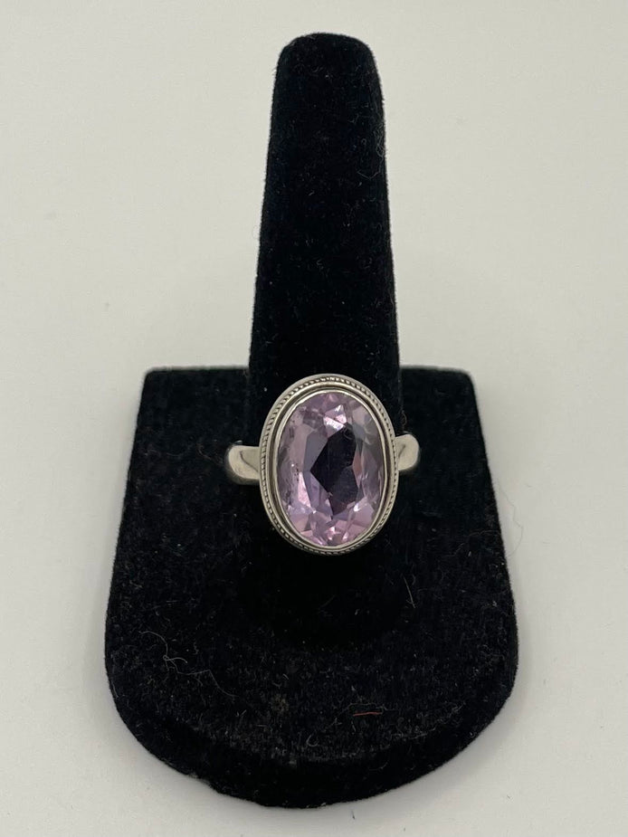Amethyst Silver Ring