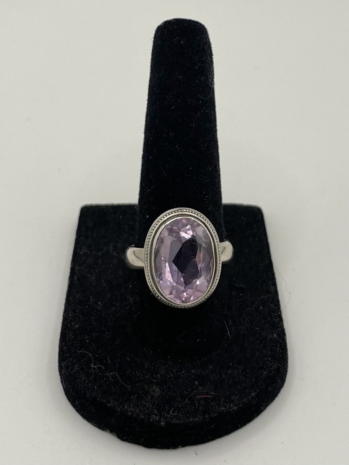 Amethyst Silver Ring
