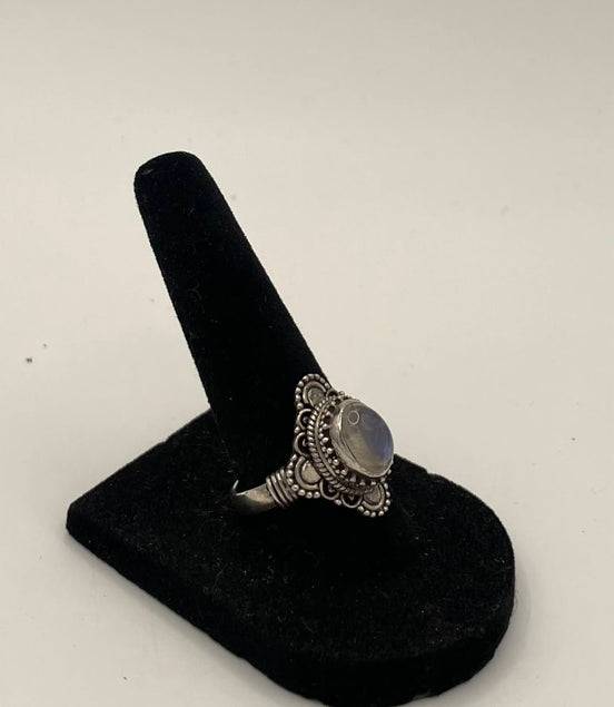 Moonstone Silver Ring