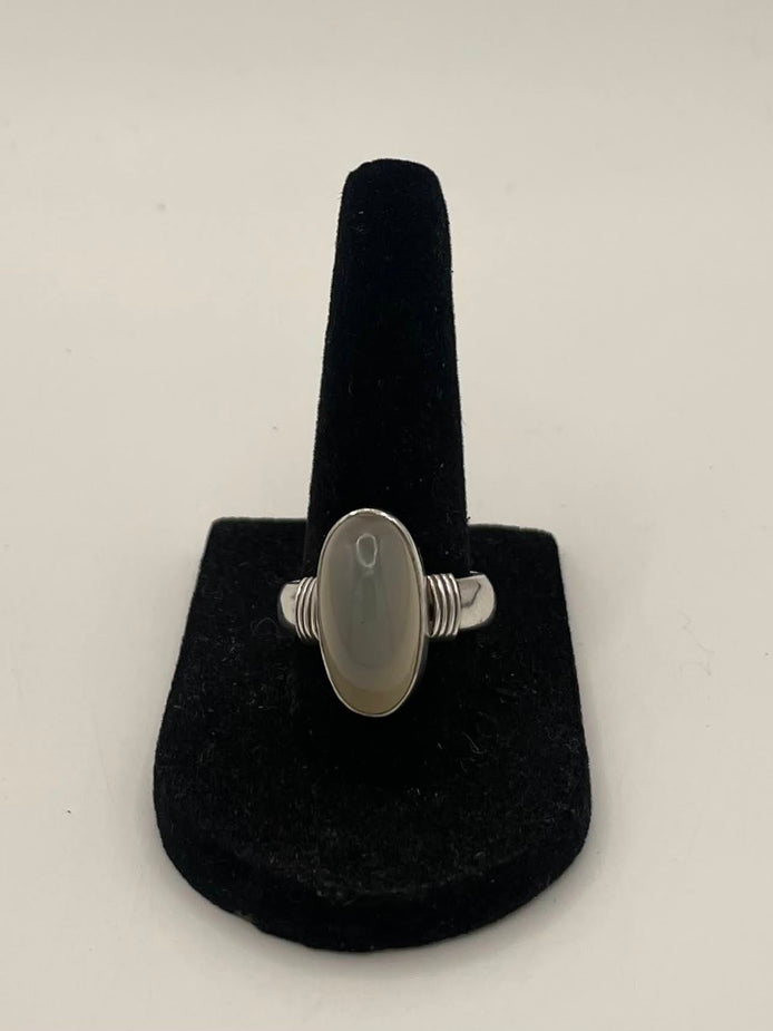 Moonstone Silver Ring