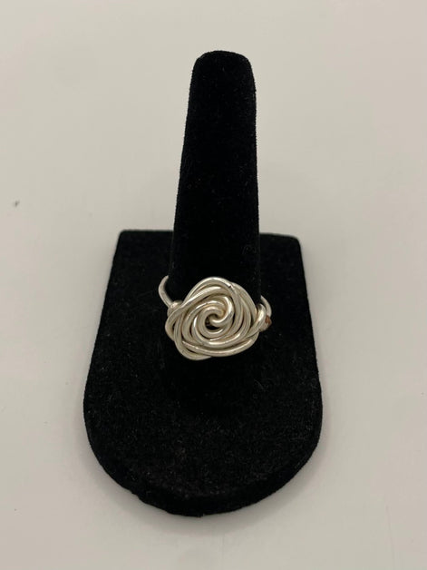 Wire Wrapped Rose Ring