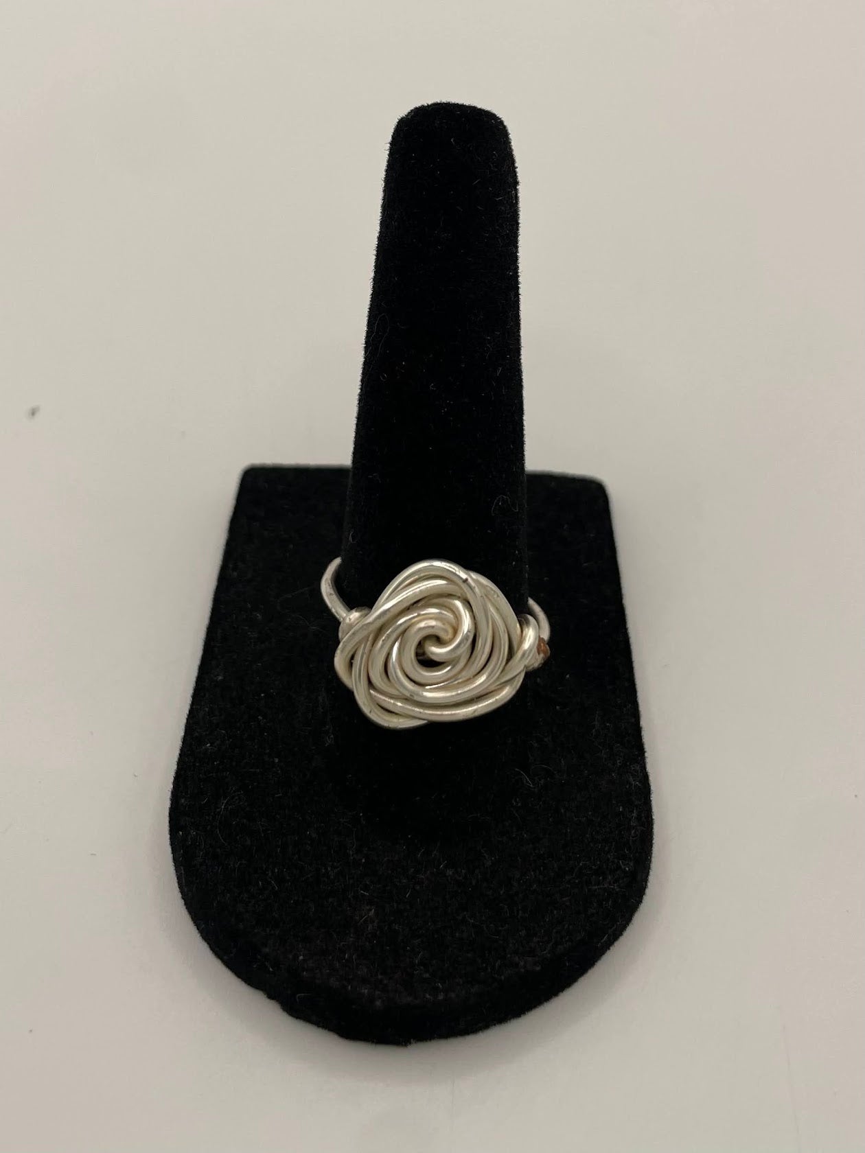 Wire Wrapped Rose Ring