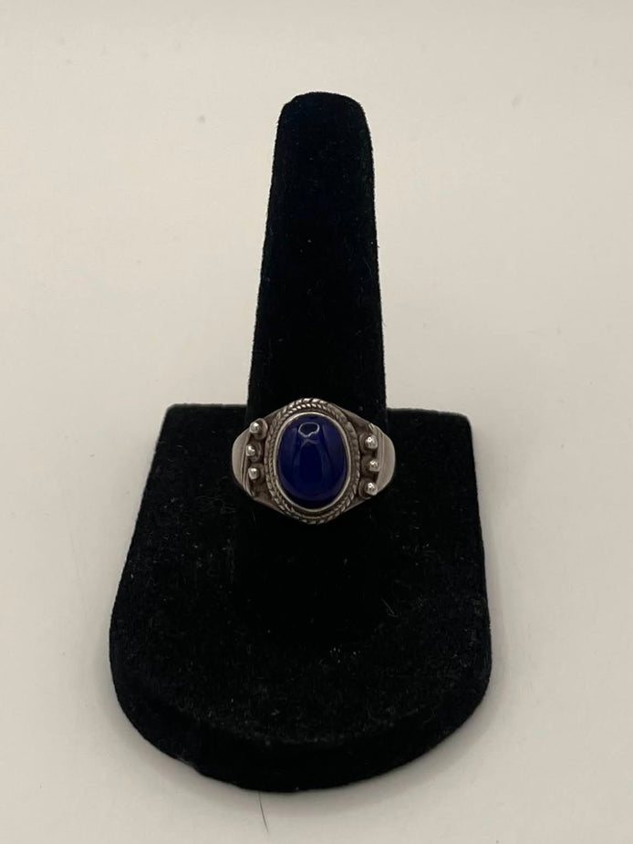 Lapis Lazuli Silver Ring
