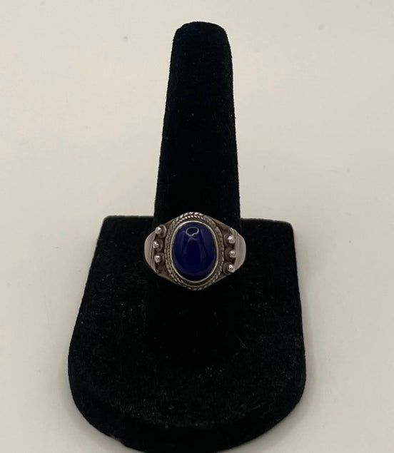 Lapis Lazuli Silver Ring