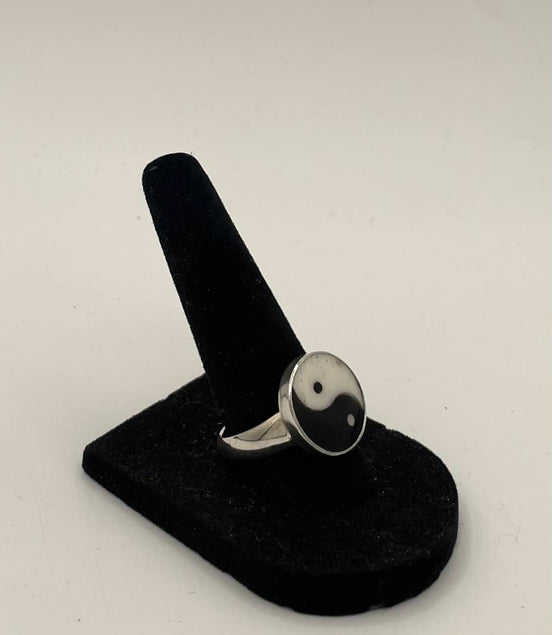 Ying Yang Silver Ring