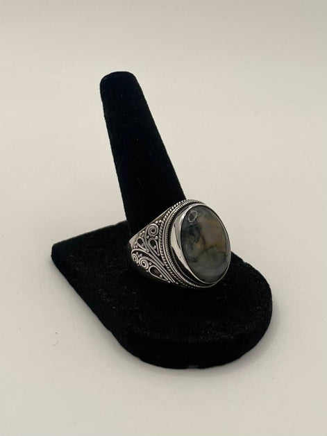 Jasper Silver Ring