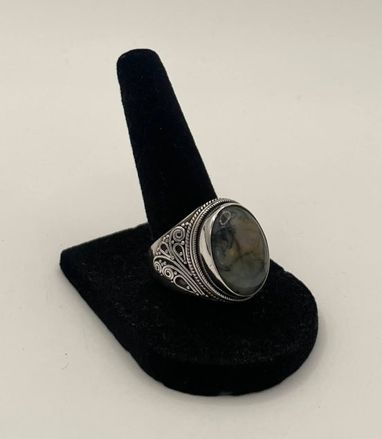 Jasper Silver Ring