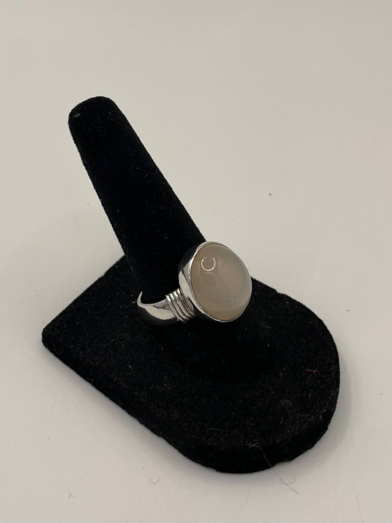 Moonstone Silver Ring