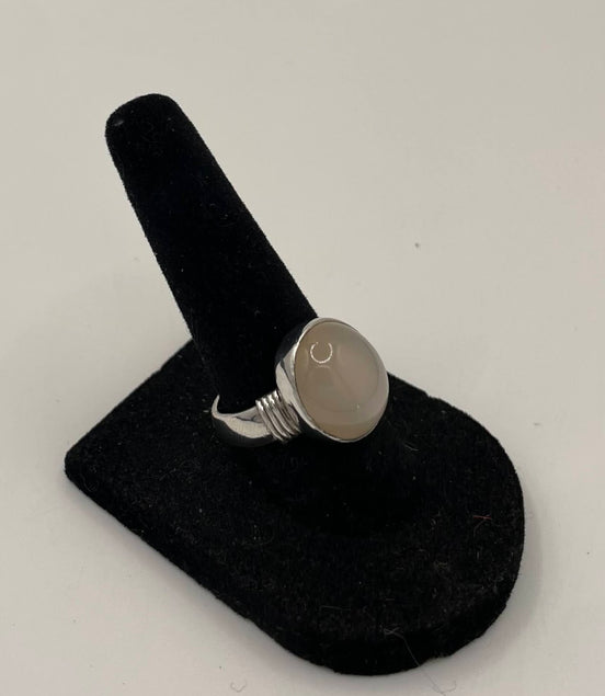 Moonstone Silver Ring