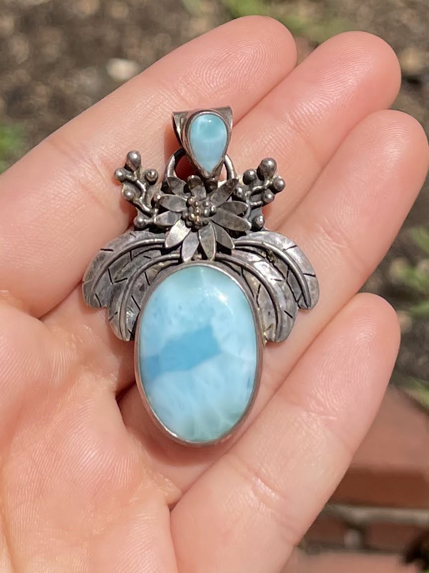 Turquoise Silver Pendent