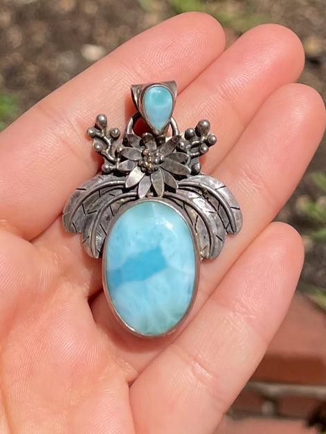 Turquoise Silver Pendent