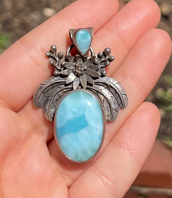 Turquoise Silver Pendent