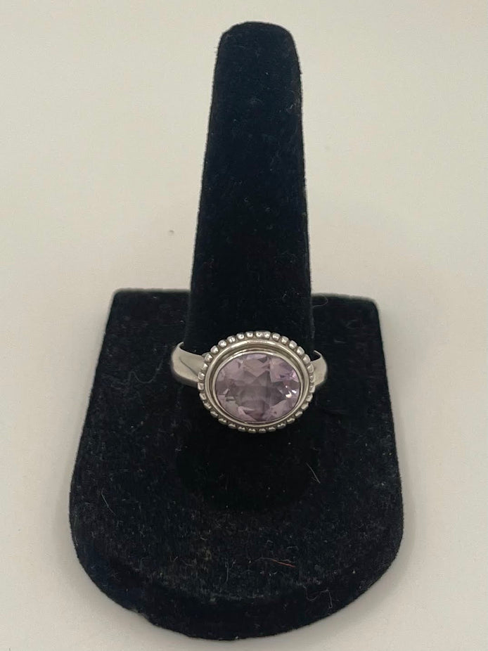 Amethyst Silver Ring