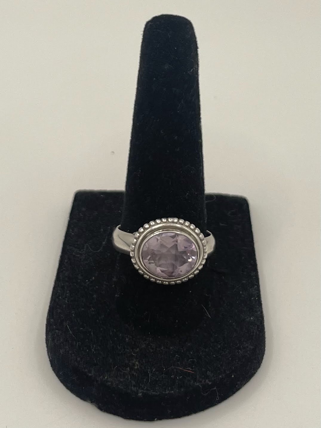 Amethyst Silver Ring