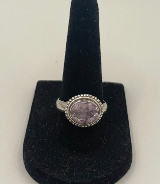 Amethyst Silver Ring